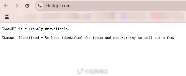 ChatGPT意外崩溃，技术危机突如其来