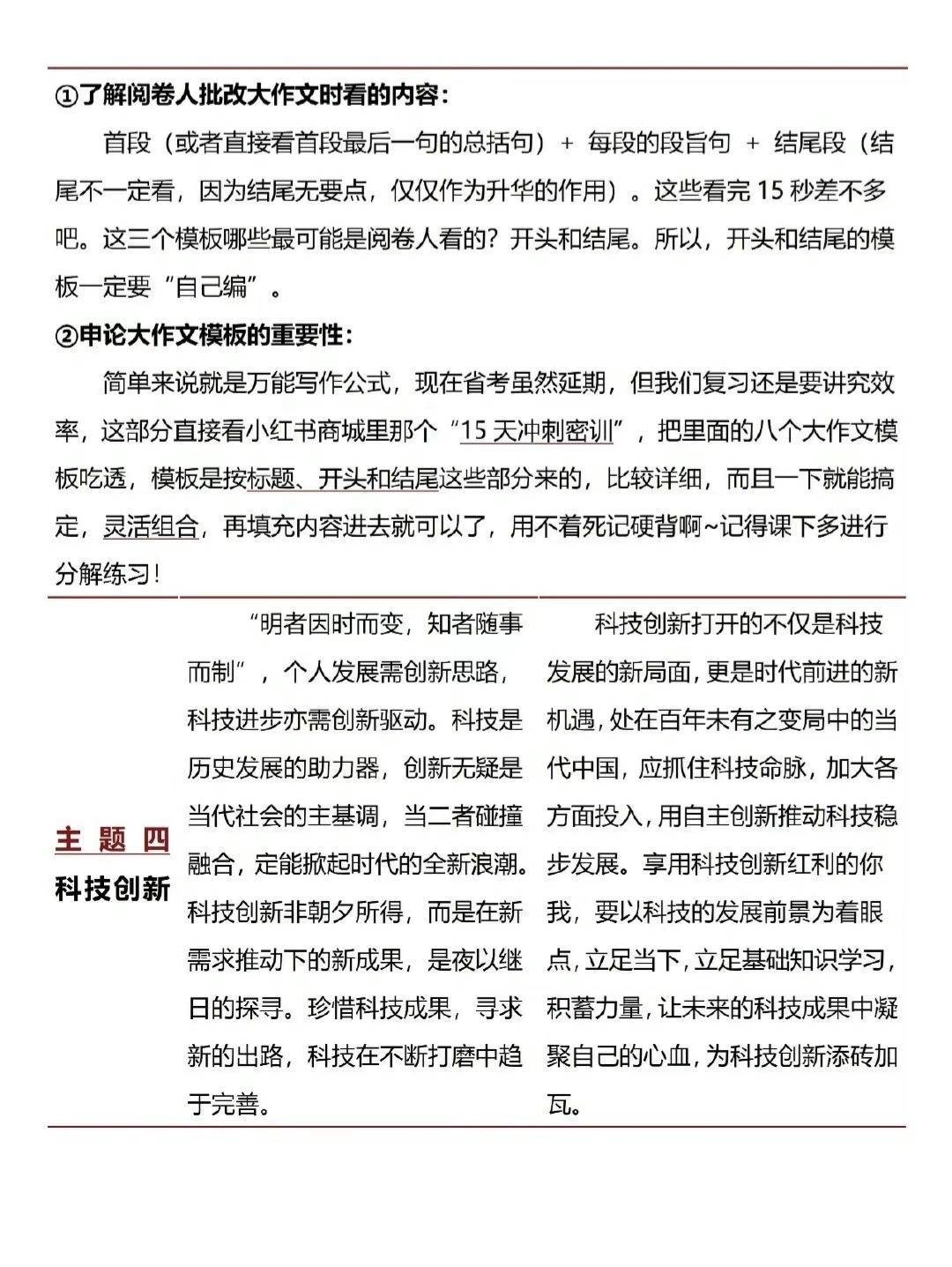 公务员申论模板范文及其高效应用指南