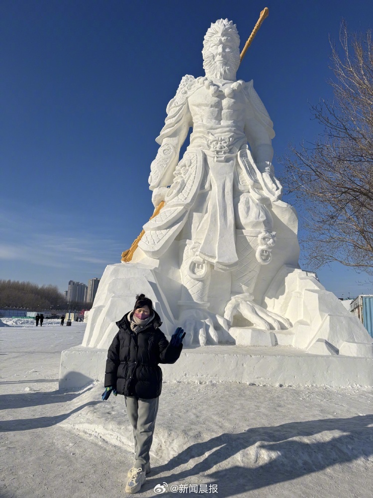 黑龙江黑悟空雪雕修复背后的故事，技艺传承与创新揭示苹果肌变小之谜