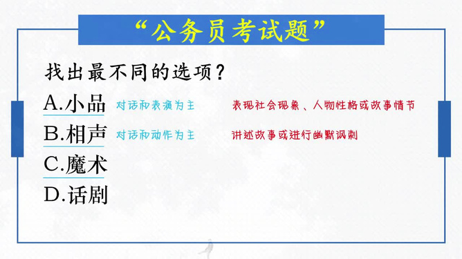 公务员考试面试题目深度解析