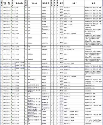 公务员考试招录职位表解析与备考策略指南