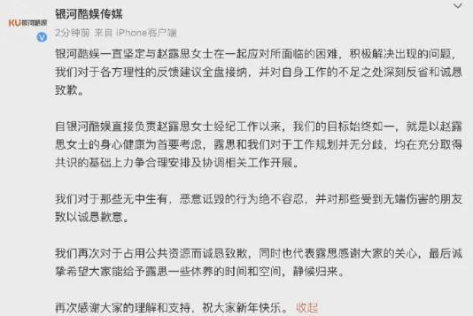 赵露思经纪公司致歉事件，真相深度解析与未来展望