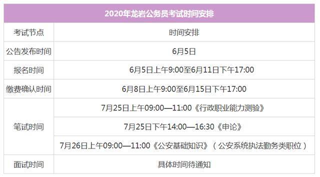 福建省公务员考试时间及信息解析全攻略