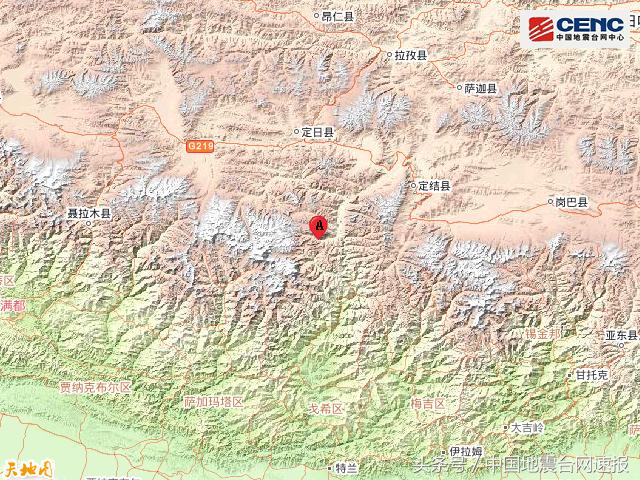 西藏定日县发生强烈地震，当地形势严峻，多地震感强烈
