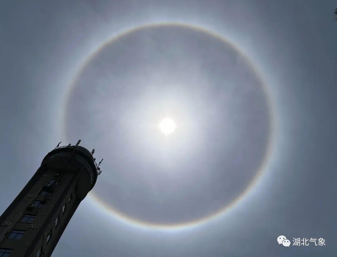 湖北夜空神秘光圈现象揭秘，探索真相之旅